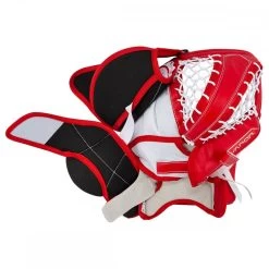 Bauer Vapor X2.7 Torwart Fanghand Junior - Weiß -Bauer bauer vapor x2 7 fanghand 3