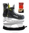 BAUER Schlittschuhe Supreme S23 Senior Geschliffen + Kufenschoner Inklusive Dazu